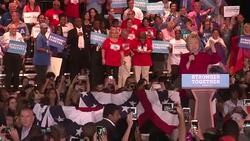 CLEAN : Trump Clinton blitz battleground Florida News Clip