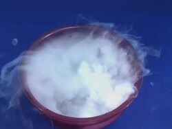 Fog From Dry Ice #16 Stock Footage