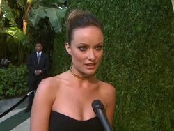 INTERVIEW: Olivia Wilde on coming to the Vanity  Stock Footage
