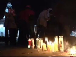 Candlelit Vigil Shots at Newtown Church News Clip