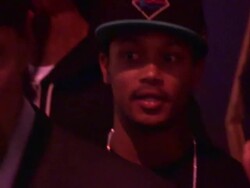Lil Romeo and friends at Bootsy Bellows in West Hollywood Stock Footage