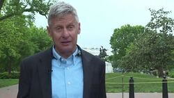 CLEAN : Libertarian Gary Johnson sees Trump threat as opportunity News Clip