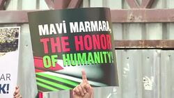 CLEAN : Turkey: thousands march in streets against Israel News Clip