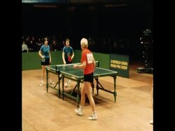 SYND 14 1 79 INTERNATIONAL TABLE TENNIS, HUNGARY BEATS CZECHOSLOVAKIA Instructional Video