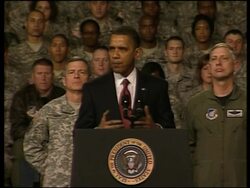WRAP Obama addresses troops, State Dep, analyst on Afghanistan deliberations News Clip