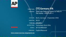 Start-ups feature robots to help in the home ++REPLAY++ Instructional Video