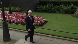 Michael Fallon Departs Downing Street News Clip