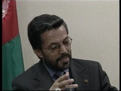 Briefing by Afghan interior minister on US visit News Clip