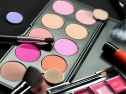 HD LOOP: Eyeshadow Set Stock Footage