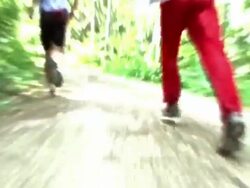 HD: Abstract Runners Stock Footage