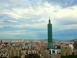 Taipei ctiy cloudy Stock Footage
