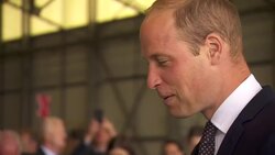 Prince William attends a reception to mark the 60th anniversary of the Battle of Britain Memorial Flight News Clip