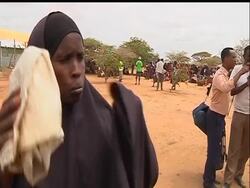 A plane carrying 10 tons of urgently needed nutritional supplements to treat malnourished children has landed in famine-hit Somalia. News Clip