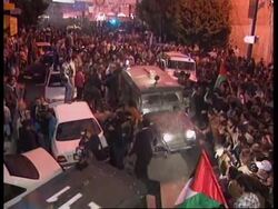 West Bank - Israelis Withdraw From Bethlehem News Clip