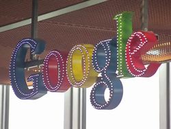 Google HQ reception News Clip