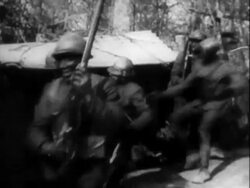 World War I - US Troops Parade and Battle Stock Footage