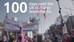 Countdown to Brexit: 100 days until Britain leaves the EU News Clip