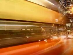 Viaduct in Hong Kong HD Stock Footage