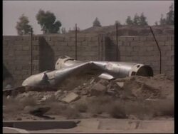 VOICED  Iraqi facility to Al Rafah missile site described in Powell's report News Clip