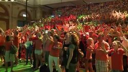 VOICED: Dutch win gold for best Olympics party News Clip