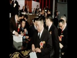 SYND22-03-72 NATIONAL ASSEMBLY VOTE TO RE-ELECT CHIANG KAI-SHEK News Clip