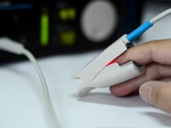 Pulse Oximeter Stock Footage