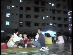 People shelter, fishermen, damage, voxpop News Clip