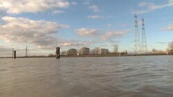 CLEAN : STOCKSHOTS of Fessenheim nuclear power plant News Clip