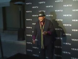 Quincy Jones at the Vertu's Rodeo Drive Boutique Grand Opening at Beverly Hills CA. (Footage by WireImage Video/GettyImages) Stock Footage