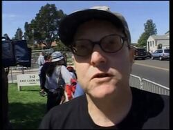 Popstar Michael Jackson arrives for trial, voxpops News Clip