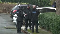Police at scene of stabbing death News Clip