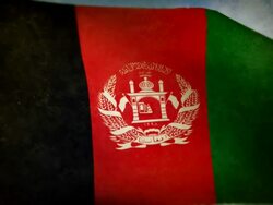 Waving Flag - Afghanistan Stock Footage