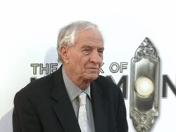 Garry Marshall at The Book Of Mormon Los Angeles Opening Night Stock Footage
