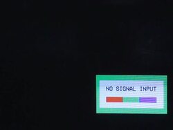 No signal input Stock Footage