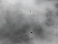 POV German fighter planes opening fire on Russian aerodromes AUDIO / Russia Stock Footage