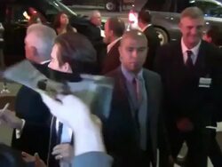 Kevin Zegers greets fans outside premiere of The Stock Footage