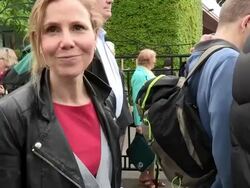 INTERVIEW - Sally Phillips at Video Sightings Stock Footage
