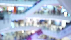 shopping mall interior Stock Footage