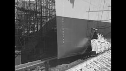 Widow of Navy Secretary Frank Knox christens ship named for him News Clip