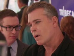 Ray Liotta at the Premiere Of 'Snowmen' - 9th Annual Tribeca Film Fest at New York NY. (Footage by WireImage Video/GettyImages) Stock Footage