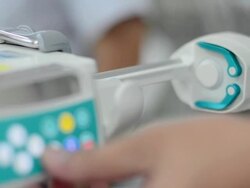 Syringe pump Stock Footage