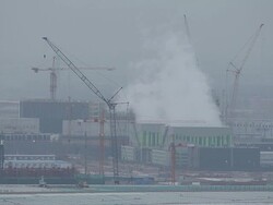 Beijing Gaoantun Garbage Burning Plant Stock Footage