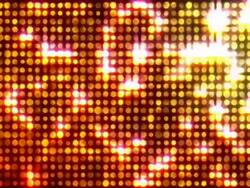 Orange Reflector Wall Stock Footage