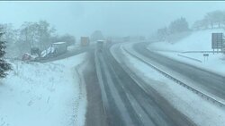 Snow causes travel chaos in Scotland News Clip