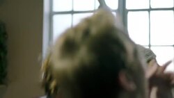 Group of young adult males celebrate watching sports on TV Stock Footage