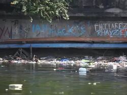 HD water pollution Stock Footage