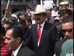 Honduras - Army surrounds Presidential Palace Instructional Video