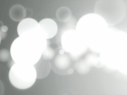 Moving Particles Loop - Abstract Grey Defocused Lights Background Stock Footage