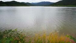 Water Moving in the lake Stock Footage