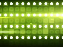 Bright Flood Lights Background Loop - Neon Green (Full HD) Stock Footage